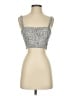 Aqua Silver Sleeveless Top Size XS - photo 1