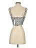 Aqua Silver Sleeveless Top Size XS - photo 2