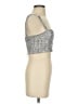 Aqua Silver Sleeveless Top Size XS - photo 4