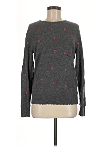 Aqua Cashmere Pullover Sweater (view 1)