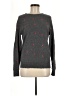 Aqua 100% Cashmere Hearts Gray Cashmere Pullover Sweater Size M - photo 1