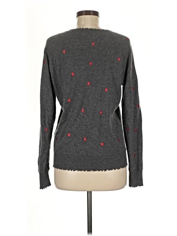 Aqua Cashmere Pullover Sweater (view 2)