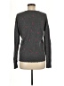 Aqua 100% Cashmere Hearts Gray Cashmere Pullover Sweater Size M - photo 2