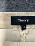 Theory Solid Tan Linen Pants Size 10 - photo 7