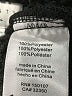 Rusty 100% Polyester Solid Black Coat Size M - photo 7