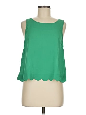 Blue Rain Sleeveless Blouse (view 1)