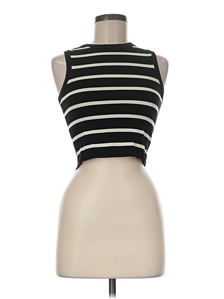 Pre-owned Primark Tank Top Black Strapless Neckline Tops
