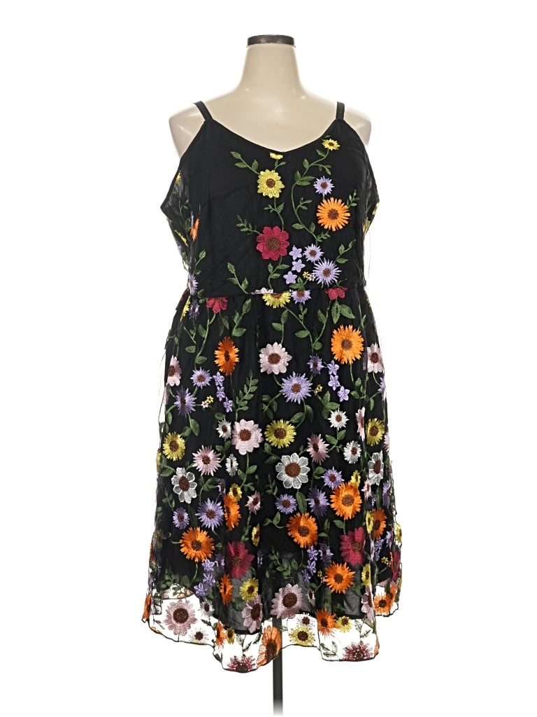 Pre-owned Bloomchic Casual Dress In Black
