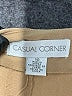 Casual Corner Solid Tan Formal Skirt Size 10 - photo 4