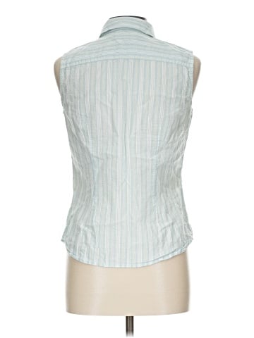 Lands' End Sleeveless Button-Down Shirt (view 2)