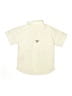 Columbia 100% Polyester Solid Ivory White Short Sleeve Button-Down Shirt Size 8 - photo 2