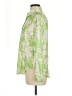 Unbranded 100% Polyester Floral Green Long Sleeve Blouse Size M - photo 5