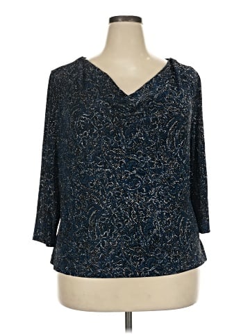 Alex Evenings 3/4 Sleeve Blouse (view 1)