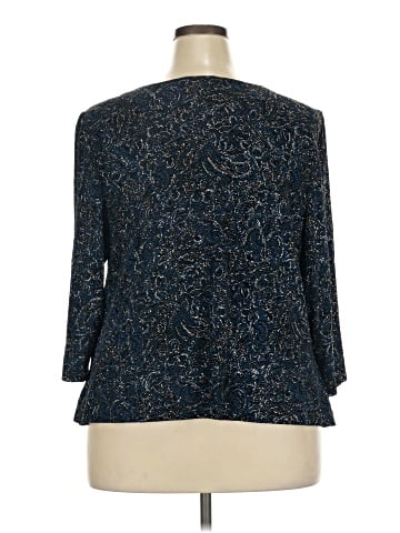 Alex Evenings 3/4 Sleeve Blouse (view 2)