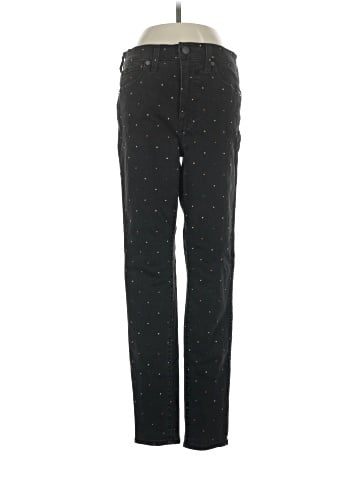Madewell 10" High-Rise Skinny Jeans: Metallic Rainbow Dot Edition (view 1)