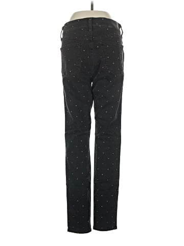 Madewell 10" High-Rise Skinny Jeans: Metallic Rainbow Dot Edition (view 2)