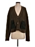 Zara 100% Polyester Brown Cardigan Size S - photo 1