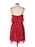 mattox 100% Polyester Stripes Red Cocktail Dress Size 10 - photo 2