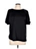 Anne Klein Black Short Sleeve Blouse Size L - photo 1