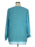Caslon 100% Polyester Teal 3/4 Sleeve Blouse Size XL - photo 2
