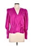 DKNY 100% Polyester Pink Long Sleeve Blouse Size L (estimated) - photo 1