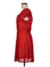 Sienna Sky 100% Polyester Paisley Red Casual Dress Size M - photo 5
