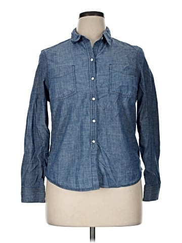Lands' End Long Sleeve Button-Down Shirt (view 1)