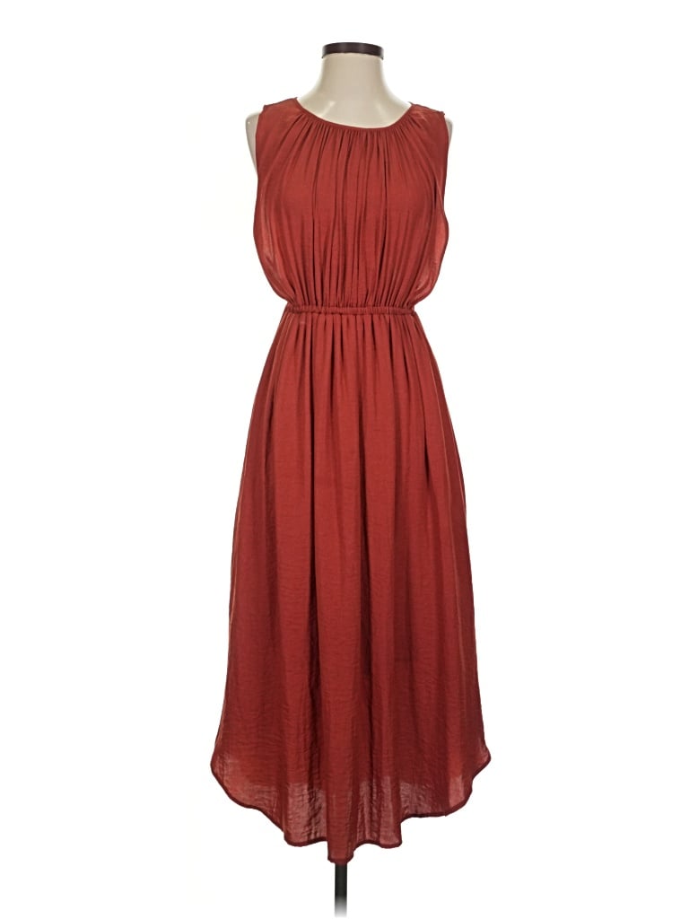 Pre-owned Dolan Casual Dress In Burgundy