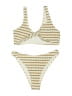Unbranded Tweed Gold Two Piece Swimsuit Size XL - photo 1