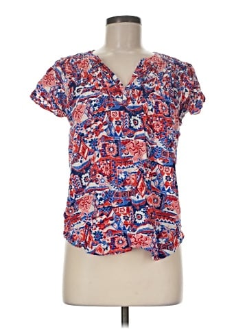 Ann Taylor LOFT Short Sleeve Blouse (view 1)