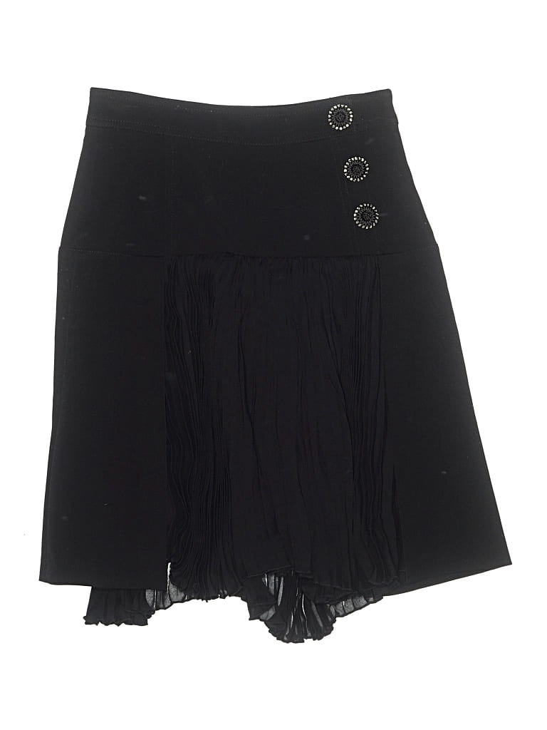 Pre-owned Roccobarocco Casual Skirt In Black