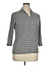 Talbots Gray 3/4 Sleeve Blouse Size 0X - photo 1
