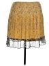 Max Studio 100% Polyester Paisley Yellow Casual Skirt Size XL - photo 1