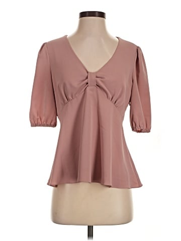 Waverly Grey 3/4 Sleeve Blouse (view 1)