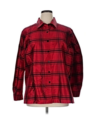 Coldwater Creek Long Sleeve Silk Top (view 1)