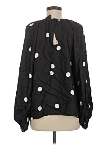 Cynthia Rowley Long Sleeve Silk Top (view 2)