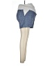 Gap 100% Cotton Chevron-herringbone Blue Shorts Size 10 - photo 4
