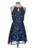 Blue Rain 100% Polyester Paisley Blue Cocktail Dress Size XXS - photo 2