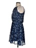 Blue Rain 100% Polyester Paisley Blue Cocktail Dress Size XXS - photo 5