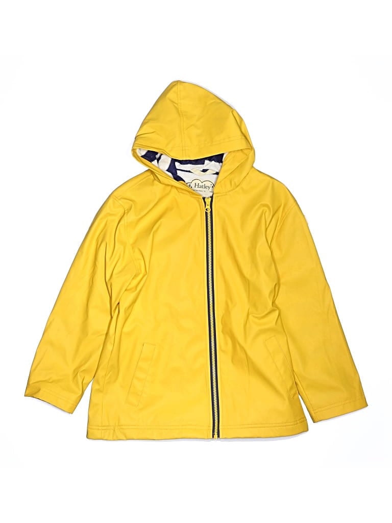 Pre-owned Hatley Kids' Raincoat In Yellow