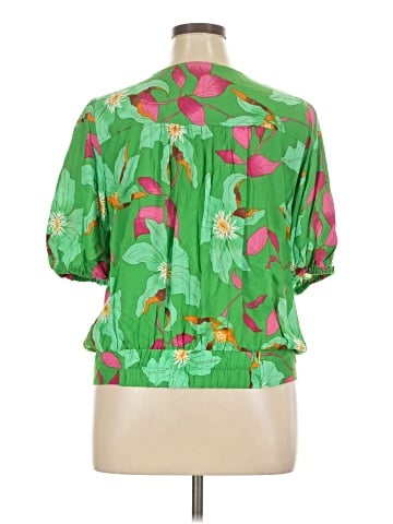 Rose + Olive Short Sleeve Blouse (view 2)