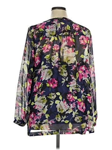 Liz Claiborne Long Sleeve Blouse (view 2)