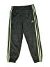 Adidas 100% Polyester Green Track Pants Size 6 - photo 1