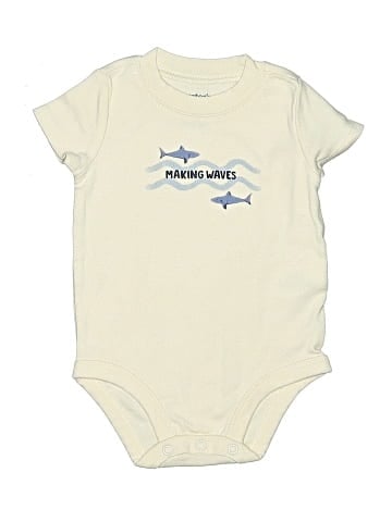 Child of Mine by Carter's Short Sleeve Onesie (view 1)