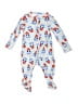 Old Navy 100% Cotton Print Blue Long Sleeve Outfit Size 3-6 mo - photo 1
