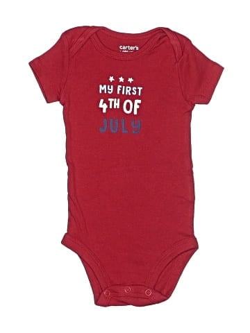 Child of Mine by Carter's Short Sleeve Onesie (view 1)