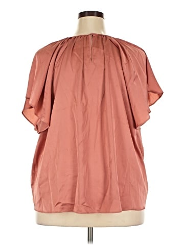 Worthington Short Sleeve Blouse (view 2)