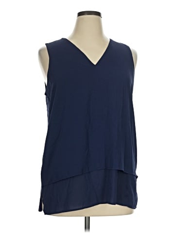 MICHAEL Michael Kors Sleeveless Blouse (view 1)