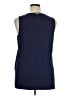 MICHAEL Michael Kors 100% Polyester Blue Sleeveless Blouse Size XL - photo 2