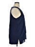 MICHAEL Michael Kors 100% Polyester Blue Sleeveless Blouse Size XL - photo 4